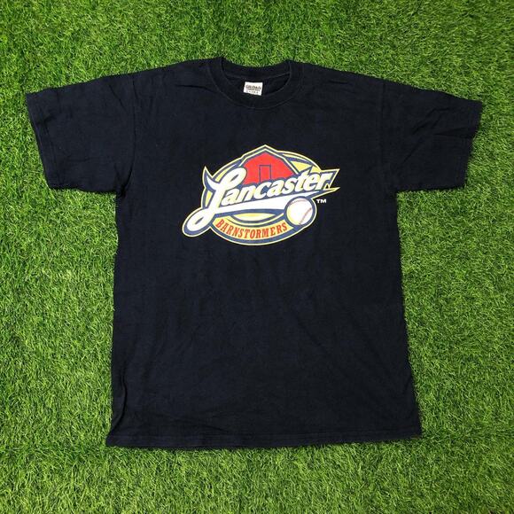 Men’s Navy Lancaster Barnstormers Baseball Graphic Tee - Picture 1 of 4